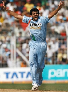 Indian fast bowler Zaheer Khan